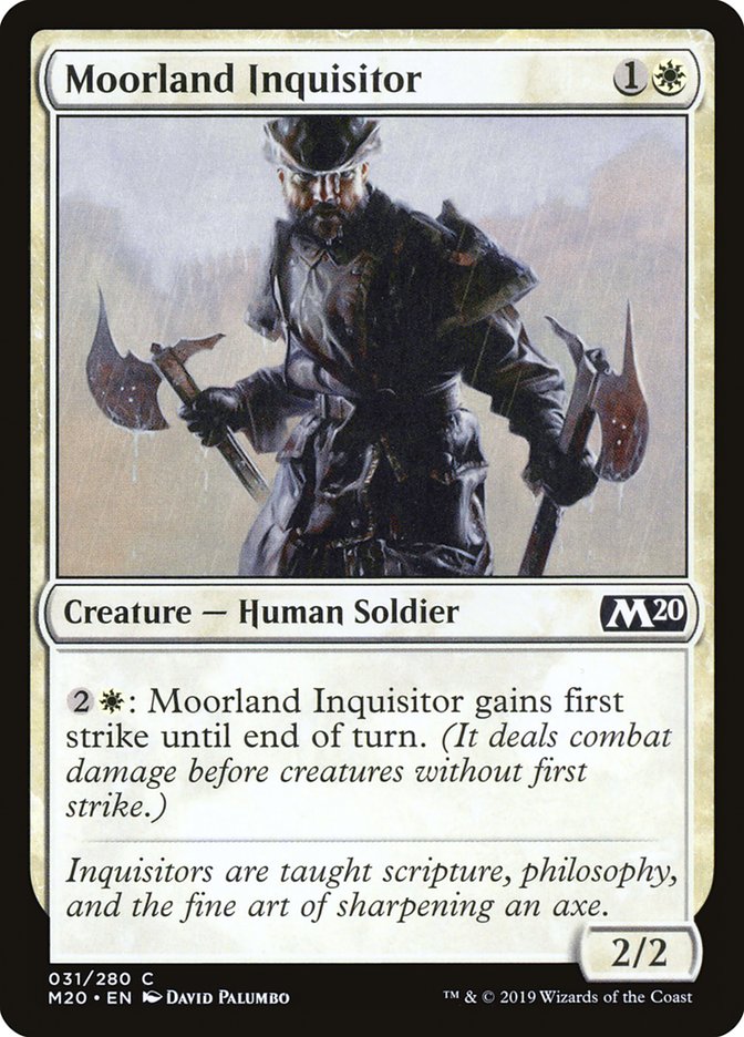 Moorland Inquisitor [Core Set 2020] | Spectrum Games