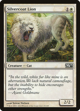 Silvercoat Lion [Magic 2013] | Spectrum Games