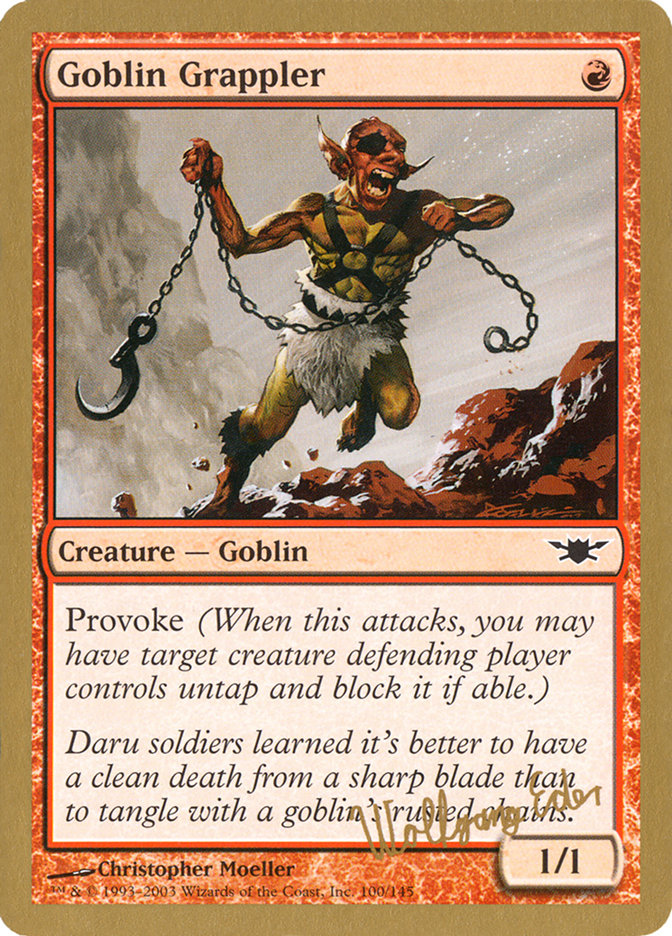 Goblin Grappler (Wolfgang Eder) [World Championship Decks 2003] | Spectrum Games