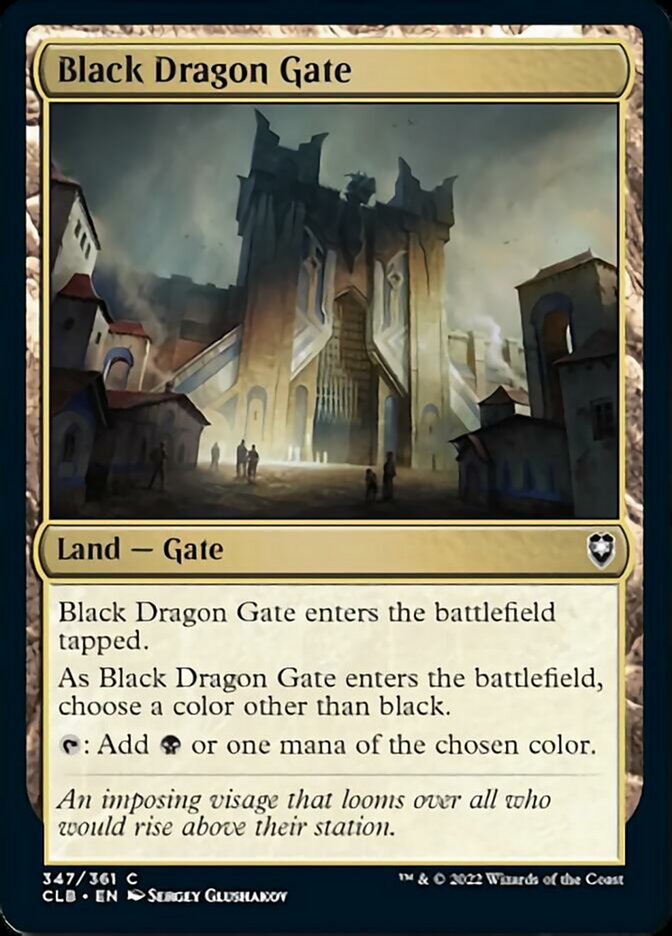 Black Dragon Gate [Commander Legends: Battle for Baldur's Gate] | Spectrum Games