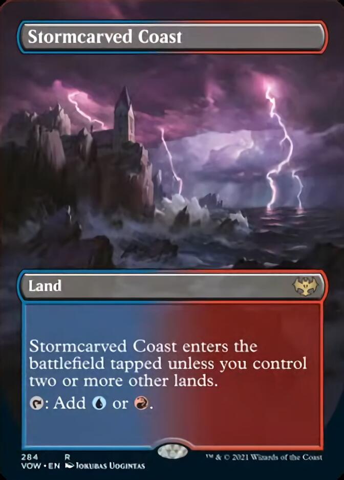 Stormcarved Coast (Borderless) [Innistrad: Crimson Vow] | Spectrum Games