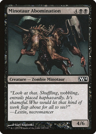 Minotaur Abomination [Magic 2014] | Spectrum Games