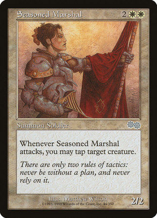 Seasoned Marshal [Urza's Saga] | Spectrum Games