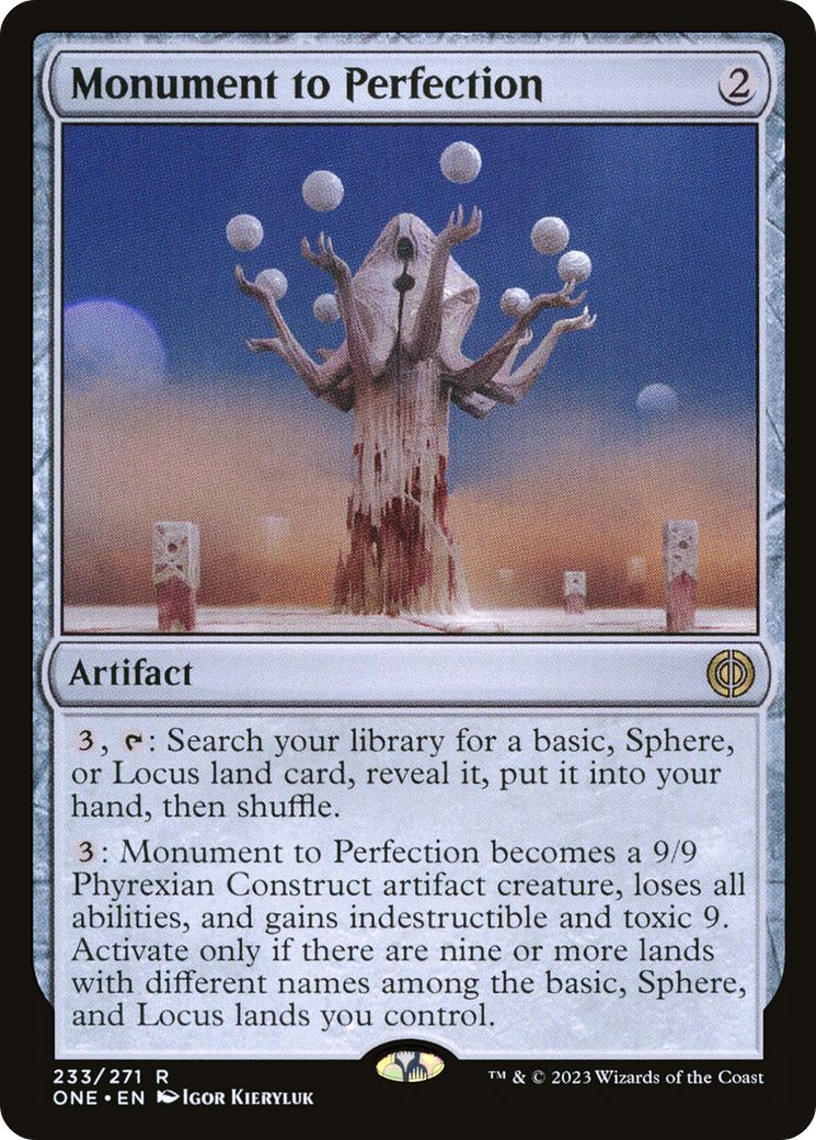Monument to Perfection [Phyrexia: All Will Be One] | Spectrum Games