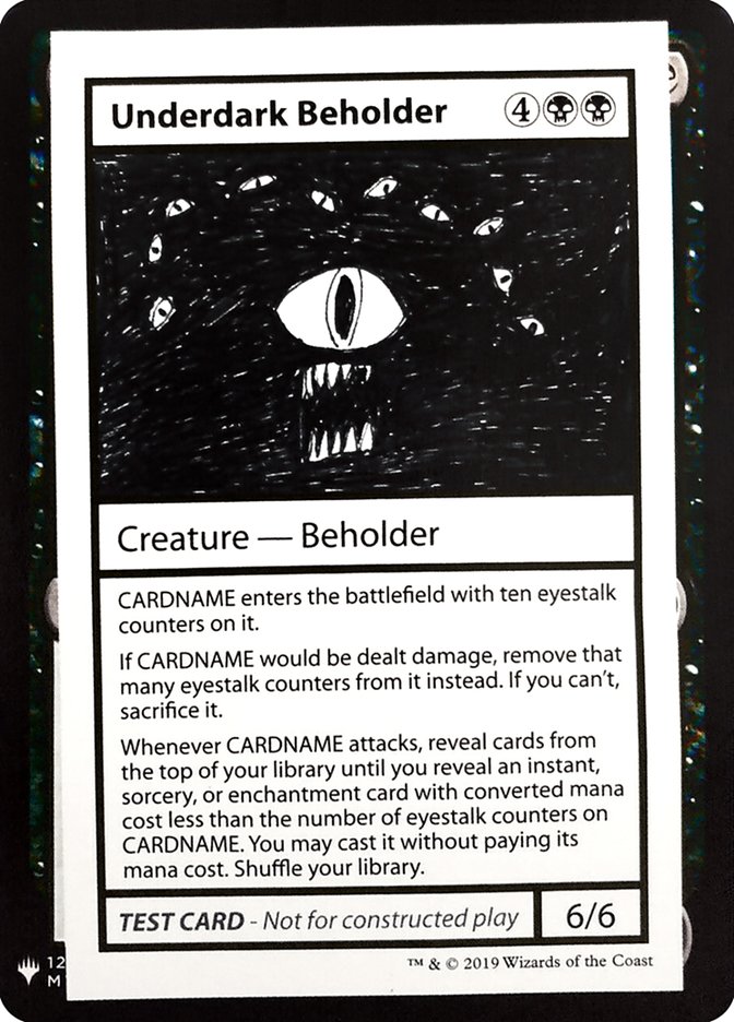 Underdark Beholder [Mystery Booster Playtest Cards] | Spectrum Games