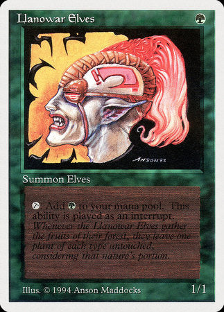 Llanowar Elves [Summer Magic / Edgar] | Spectrum Games