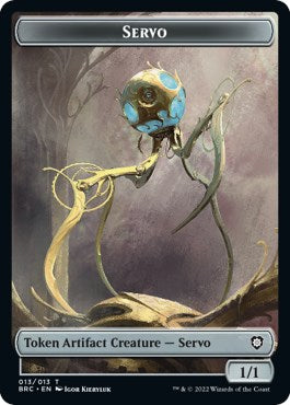 Myr // Servo Double-Sided Token [The Brothers' War Commander Tokens] | Spectrum Games