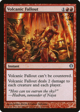 Volcanic Fallout [Archenemy] | Spectrum Games