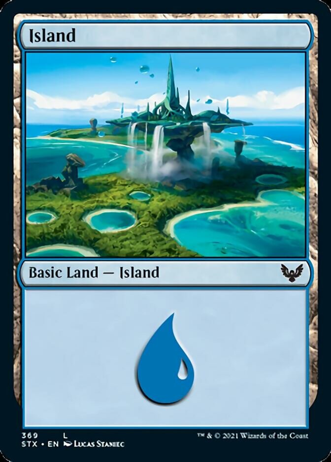 Island (#369) [Strixhaven: School of Mages] | Spectrum Games