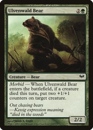 Ulvenwald Bear [Dark Ascension] | Spectrum Games