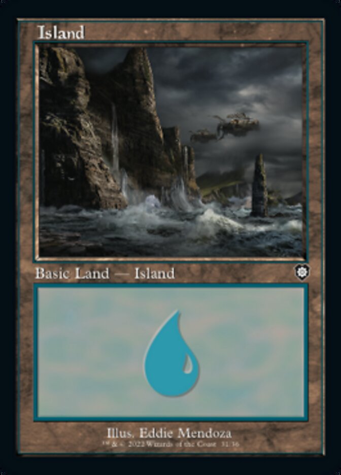 Island (031) (Retro) [The Brothers' War Commander] | Spectrum Games