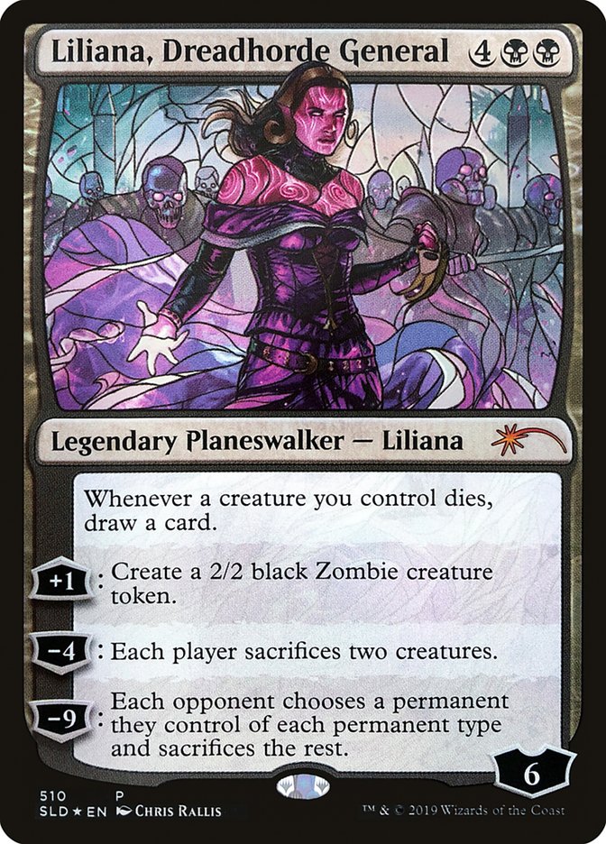 Liliana, Dreadhorde General (Stained Glass) [Secret Lair Drop Promos] | Spectrum Games