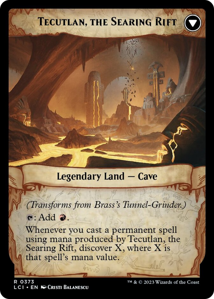 Brass's Tunnel-Grinder // Tecutlan, The Searing Rift [The Lost Caverns of Ixalan] | Spectrum Games