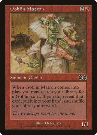 Goblin Matron [Urza's Saga] | Spectrum Games