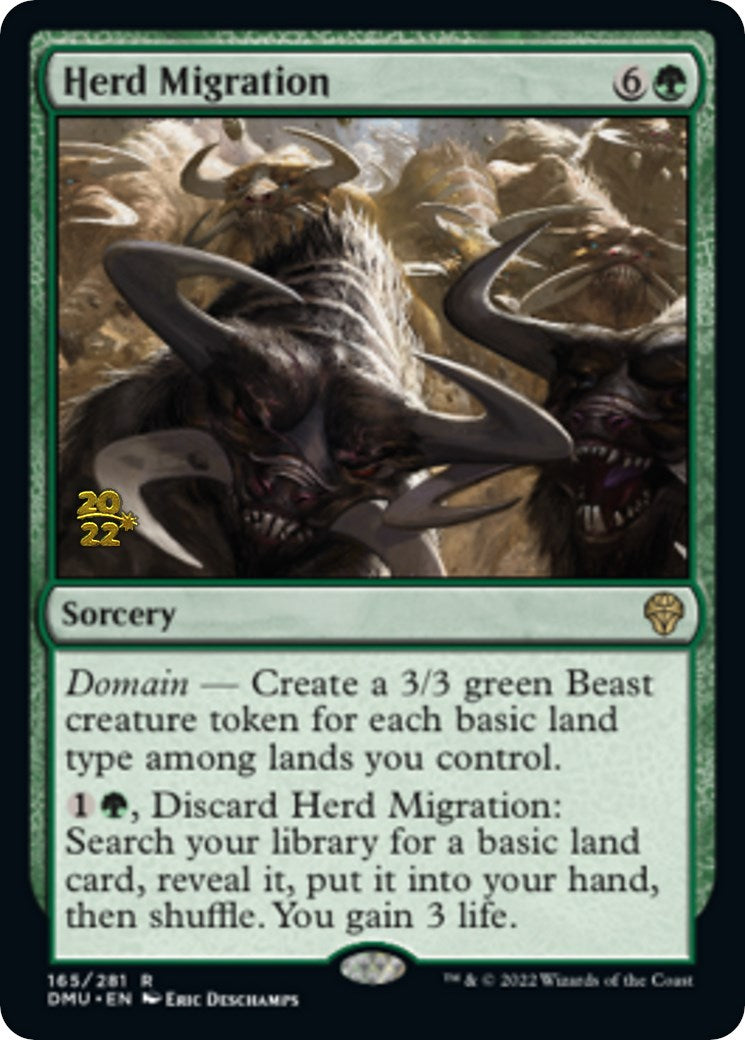 Herd Migration [Dominaria United Prerelease Promos] | Spectrum Games