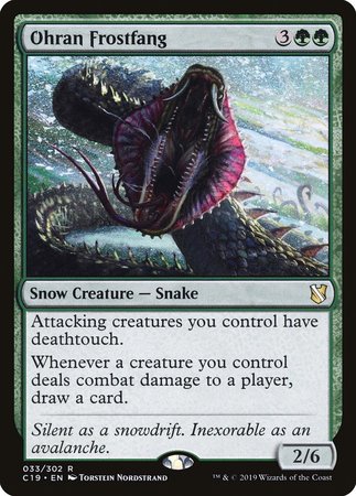 Ohran Frostfang [Commander 2019] | Spectrum Games