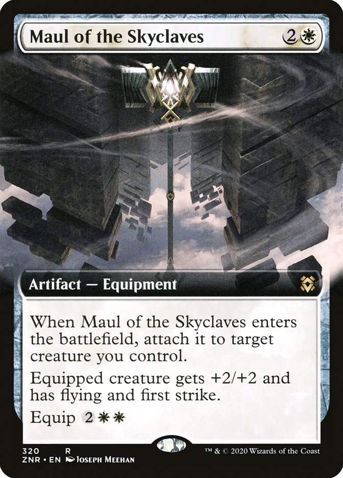 Maul of the Skyclaves (Extended Art) [Zendikar Rising] | Spectrum Games