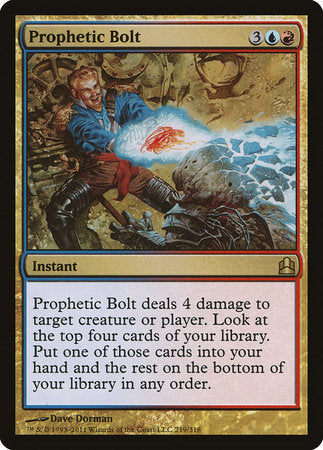 Prophetic Bolt [Commander 2011] | Spectrum Games