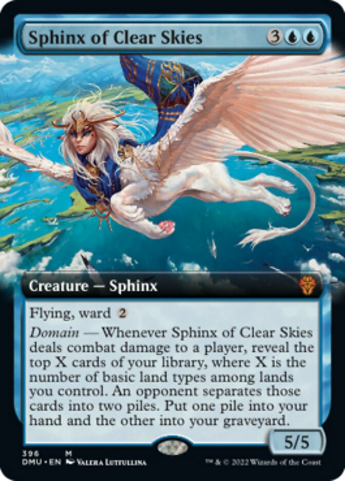 Sphinx of Clear Skies (Extended Art) [Dominaria United] | Spectrum Games