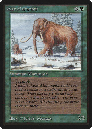 War Mammoth [Limited Edition Beta] | Spectrum Games