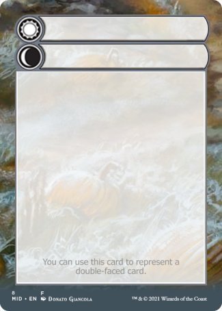 Helper Card (8/9) [Innistrad: Midnight Hunt Tokens] | Spectrum Games