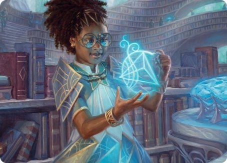 Zimone, Quandrix Prodigy Art Card [Strixhaven: School of Mages Art Series] | Spectrum Games