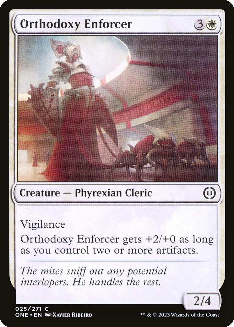 Orthodoxy Enforcer [Phyrexia: All Will Be One] | Spectrum Games