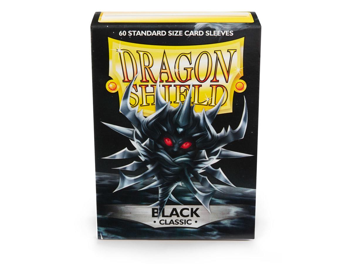 Dragon Shield Classic Sleeve - Black ‘Locus’ 60ct | Spectrum Games