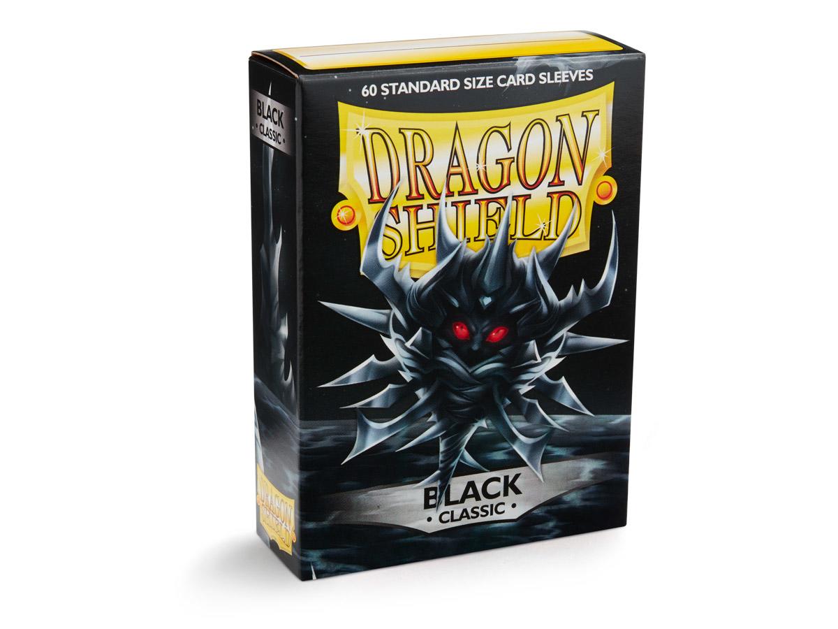 Dragon Shield Classic Sleeve - Black ‘Locus’ 60ct | Spectrum Games