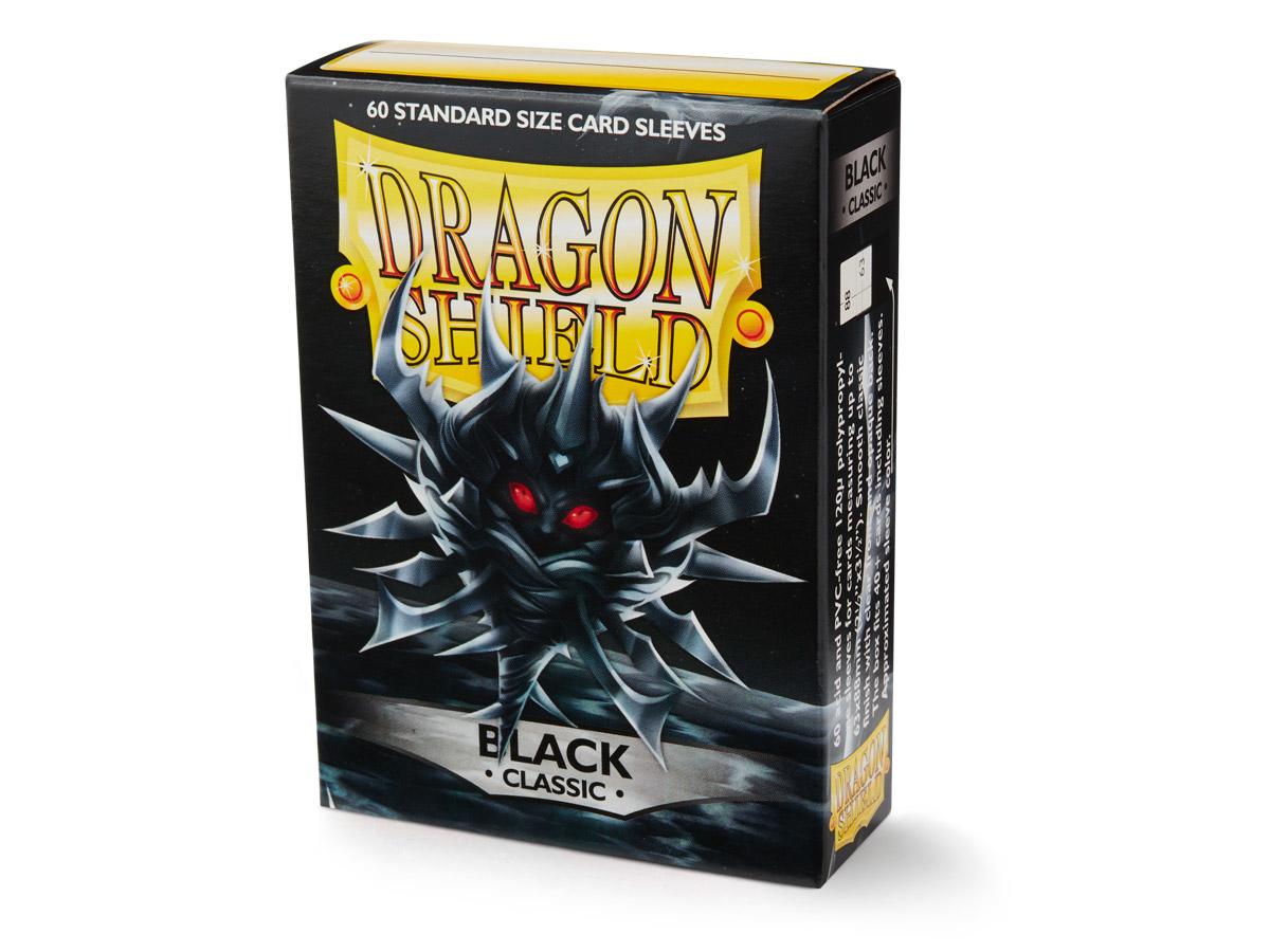 Dragon Shield Classic Sleeve - Black ‘Locus’ 60ct | Spectrum Games