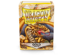 Dragon Shield Matte Sleeve - Gold ‘Gygex’ 100ct | Spectrum Games