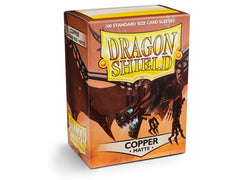 Dragon Shield Matte Sleeve - Copper ‘Draco Primus’ 100ct | Spectrum Games