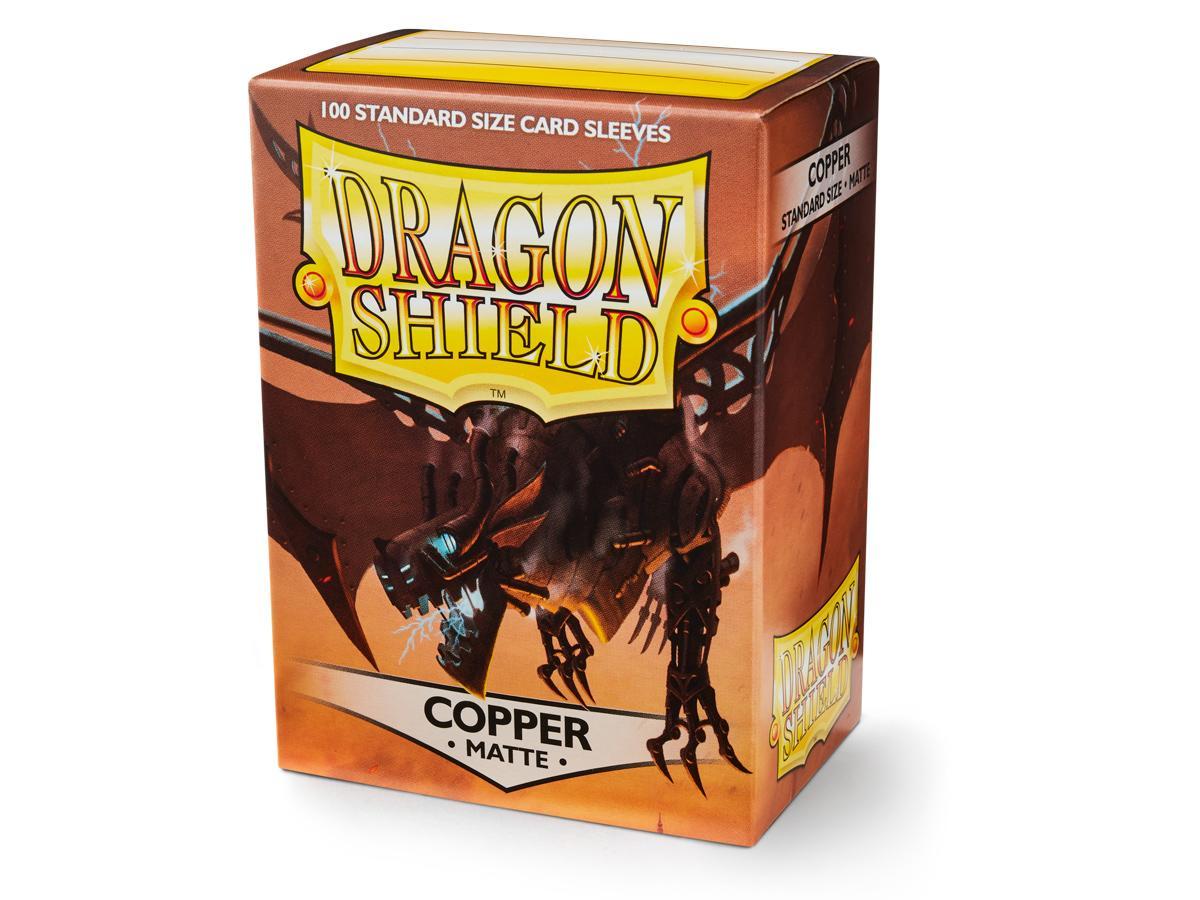 Dragon Shield Matte Sleeve - Copper ‘Draco Primus’ 100ct | Spectrum Games