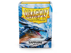 Dragon Shield Matte Sleeve - Sapphire ‘Roiin & Royenna’ 100ct | Spectrum Games