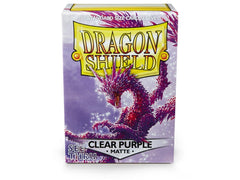 Dragon Shield Matte Sleeve - Clear Purple ‘Racan’ 100ct | Spectrum Games