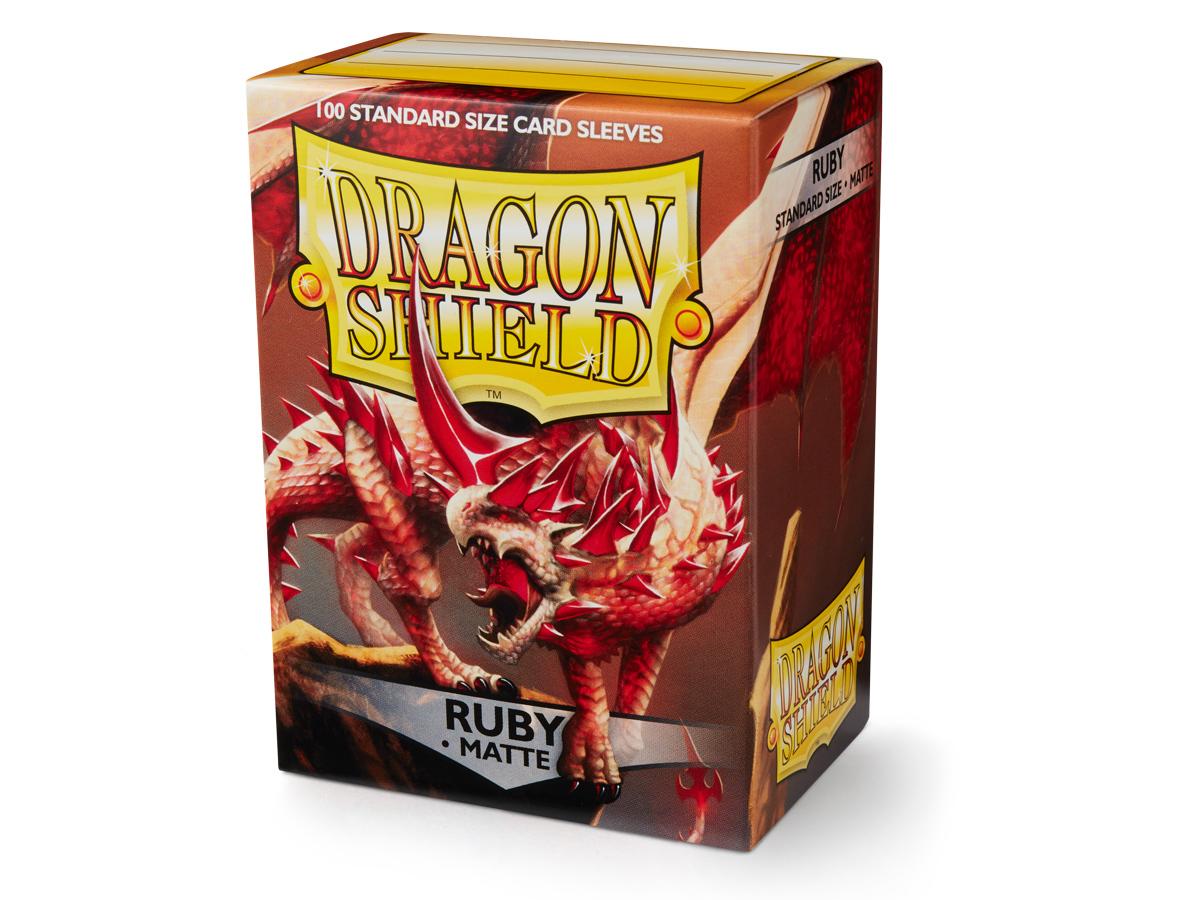 Dragon Shield Matte Sleeve - Ruby ‘Rubis’ 100ct | Spectrum Games