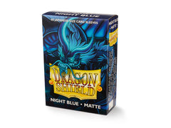 Dragon Shield Matte Sleeve - Night Blue ‘Delphion’ 60ct | Spectrum Games