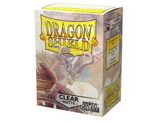 Dragon Shield Non-Glare Sleeve - Clear ‘Mantem’ 100ct | Spectrum Games