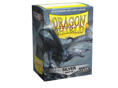 Dragon Shield Non-Glare Sleeve - Silver ‘Argentia’ 100ct | Spectrum Games