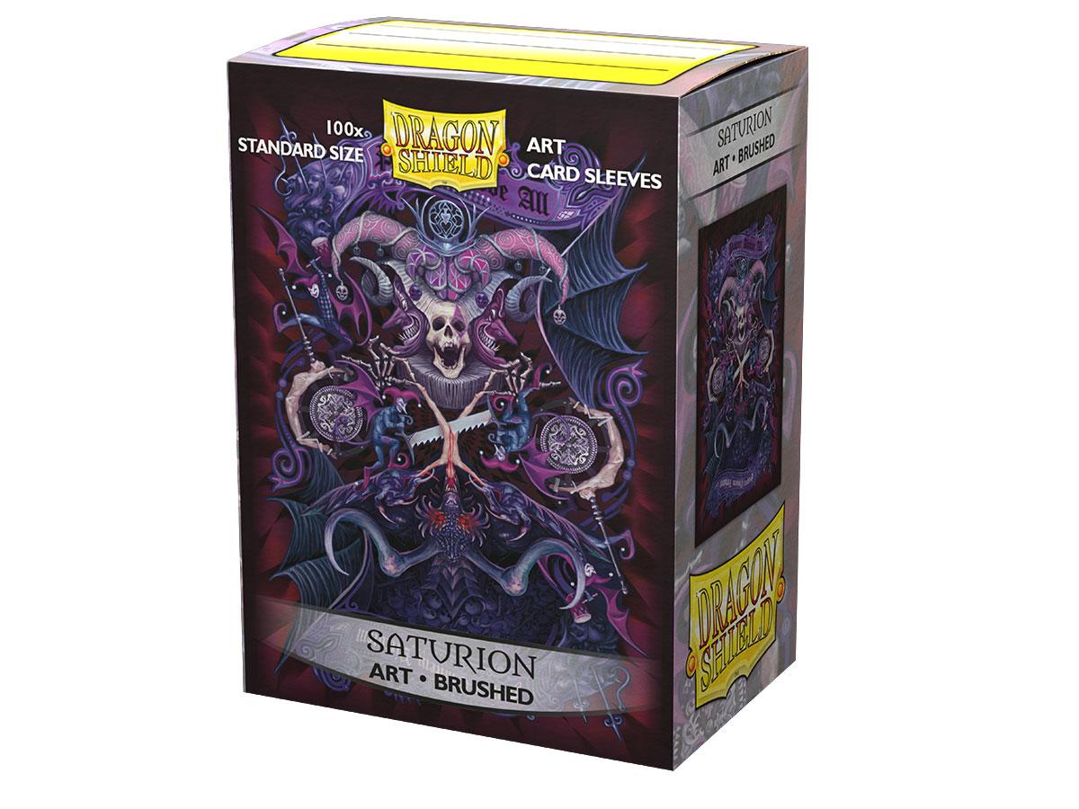 Dragon Shield [Brushed] Art Sleeve - 'Saturion' 100ct | Spectrum Games