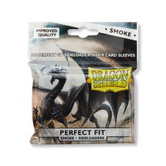 Dragon Shield Perfect Fit Sleeve - Smoke ‘Shinon’ 100ct | Spectrum Games