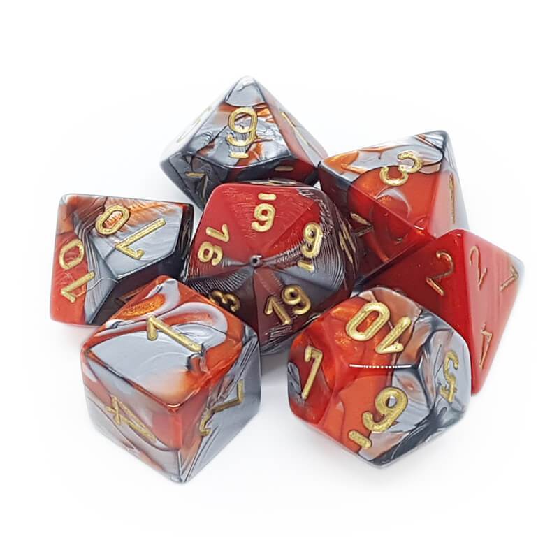 CHESSEX: D10 Gemini™ DICE SETS | Spectrum Games