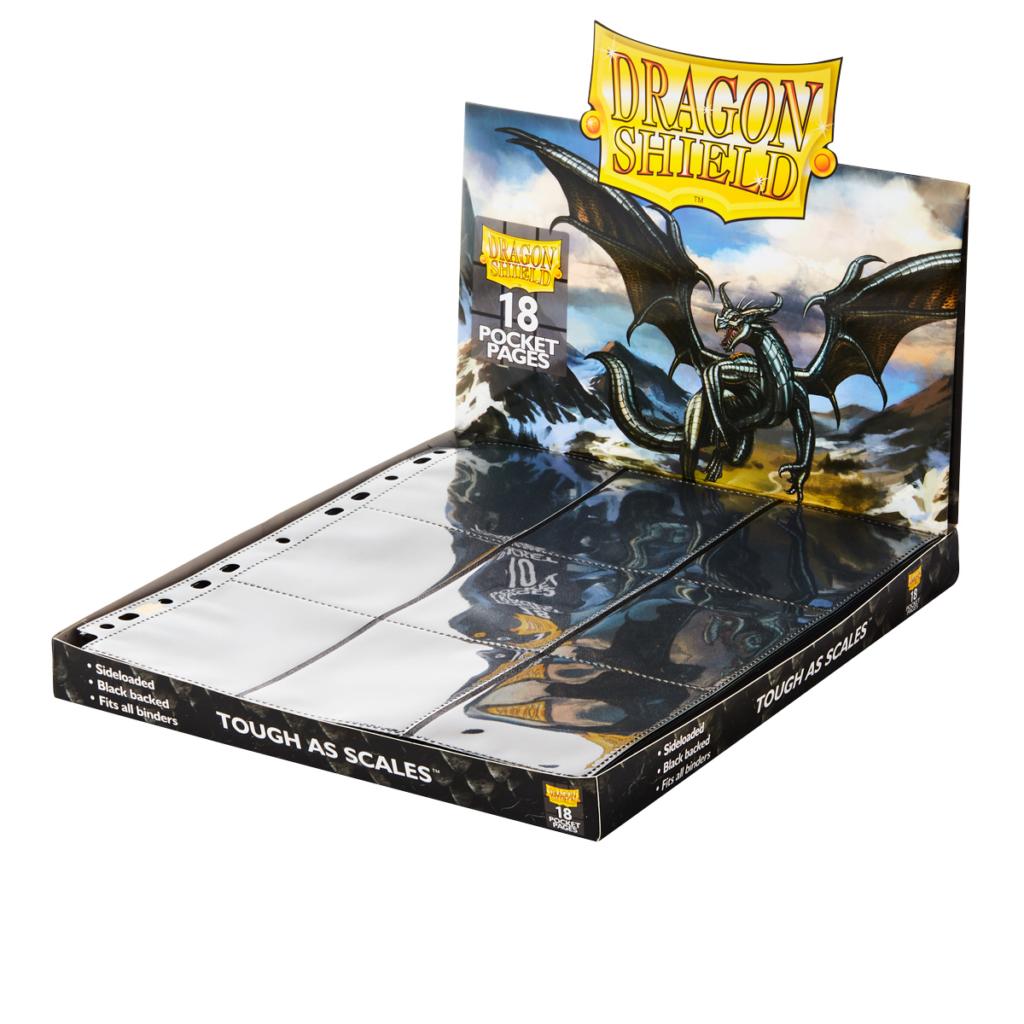 Dragon Shield 18-Pocket Pages Clear | Spectrum Games