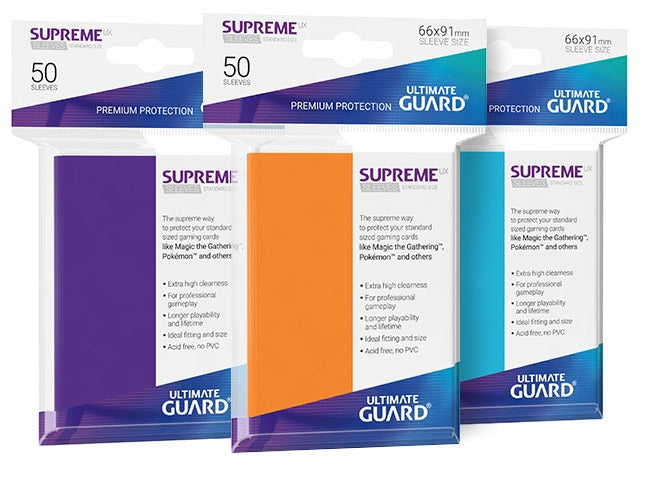 Supreme UX Sleeves Standard Size 50ct | Spectrum Games