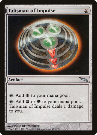 Talisman of Impulse [Mirrodin] | Spectrum Games