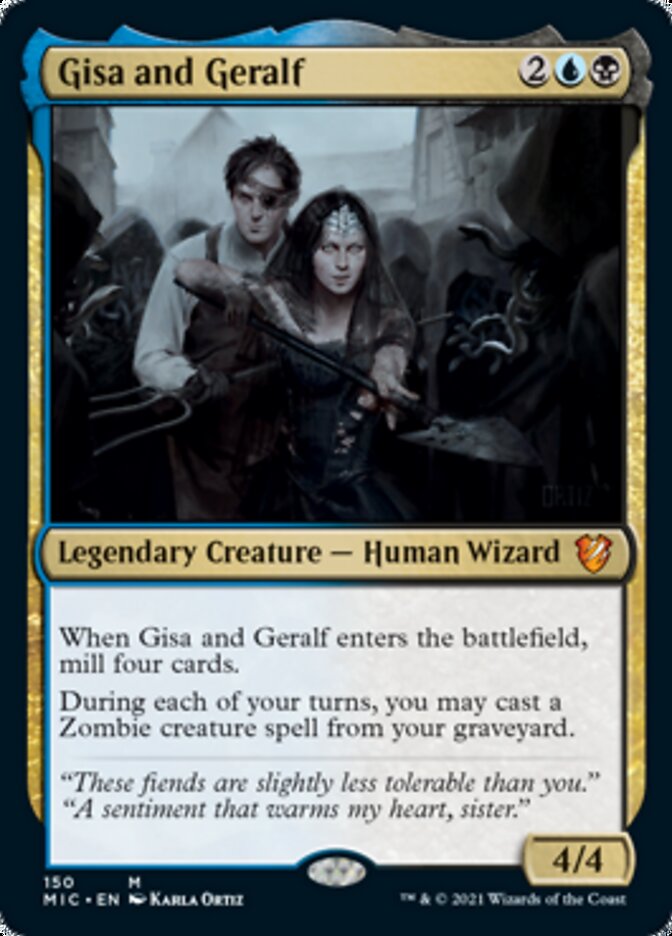 Gisa and Geralf [Innistrad: Midnight Hunt Commander] | Spectrum Games