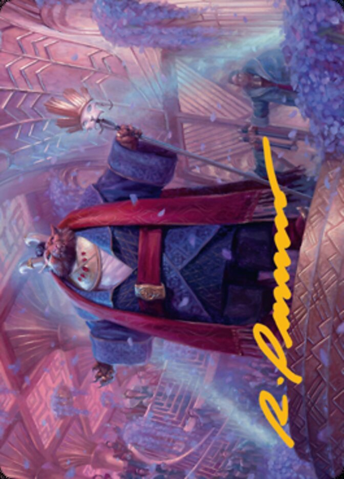 Jetmir, Nexus of Revels 1 Art Card (Gold-Stamped Signature) [Streets of New Capenna Art Series] | Spectrum Games