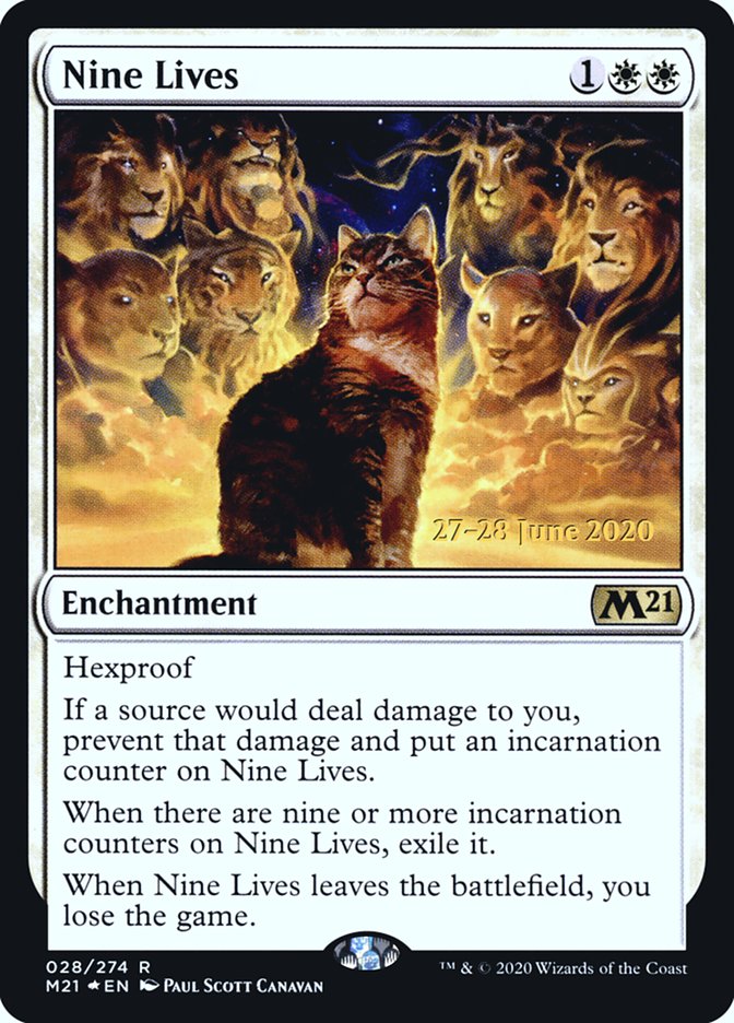 Nine Lives  [Core Set 2021 Prerelease Promos] | Spectrum Games