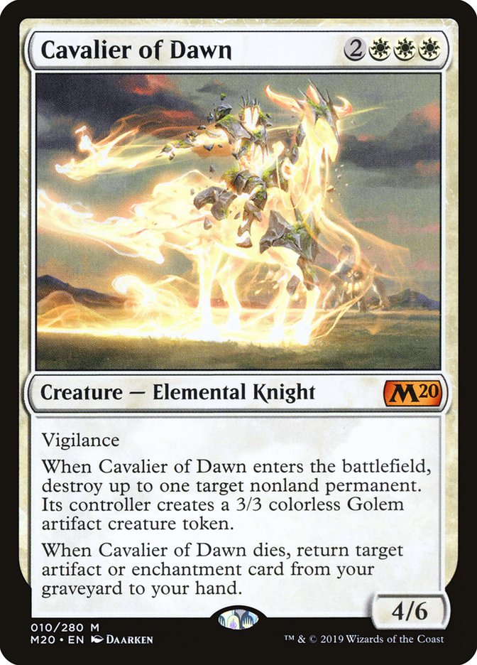 Cavalier of Dawn [Core Set 2020] | Spectrum Games
