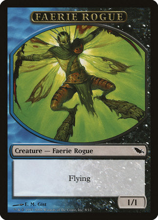 Faerie Rogue Token (Blue/Black) [Shadowmoor Tokens] | Spectrum Games